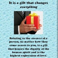 Rather than Dwelling on the Way They Are, Relating to the Essence of a Person