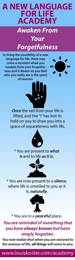 Awaken from Your Forgetfulness